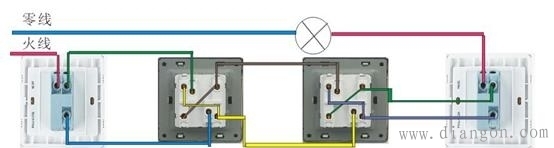 室内照明开关接线图  第9张