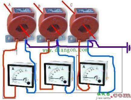 电流互感器实物接线图_电流互感器接线图讲解  第3张