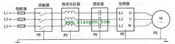 变频器怎么接线图解_变频器的接线讲解  第1张