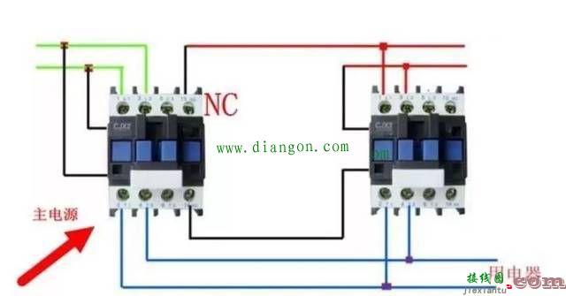 接触器双电源转换接线图  第2张