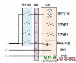 浴霸开关接线图详细步骤介绍  第3张