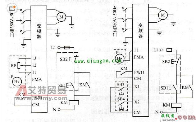 变频器电位器接线图_变频器外接电位器接法  第2张