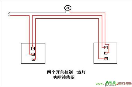 家用照明开关接线图  第5张