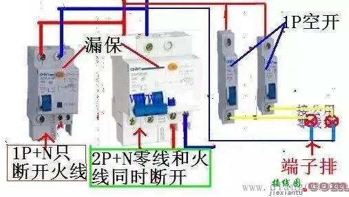 2p漏电断路器接线图  第2张