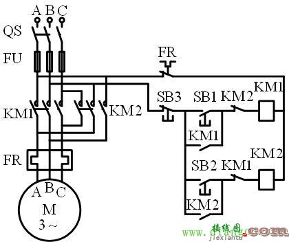 接触器互锁接线口诀_交流接触器互锁接线图  第1张