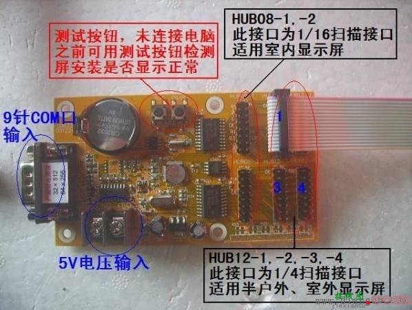 led显示屏接线图解  第9张