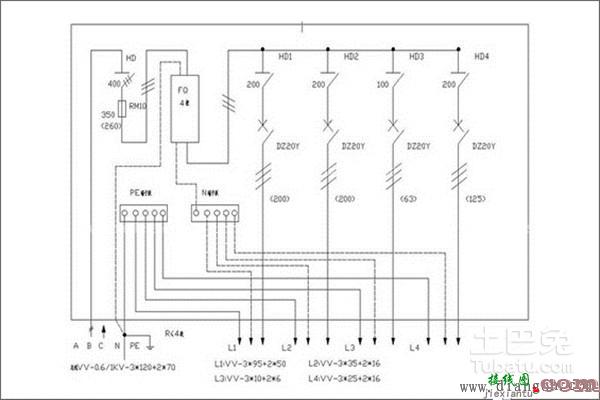 配电箱接线图教程  第3张