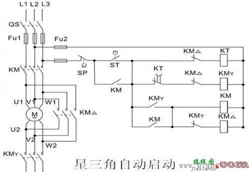 星三角启动电路图原理  第2张