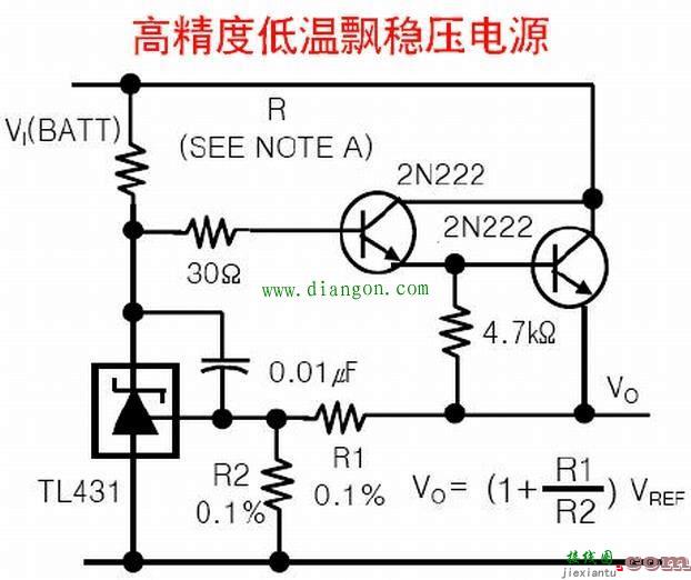 高精度TL431集成电路块稳压可调电路图解  第3张