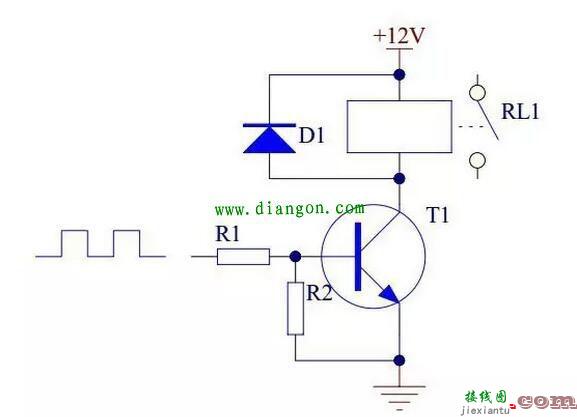 继电器工作原理及驱动电路图解  第4张