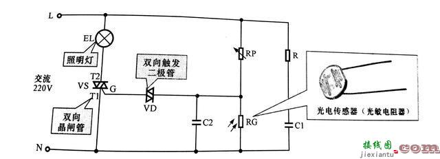 光电传感器电路图原理  第1张