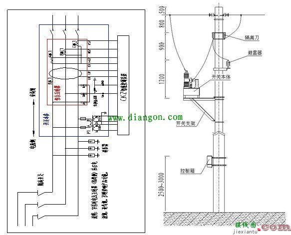 真空断路器接线原理图和接线方式  第2张