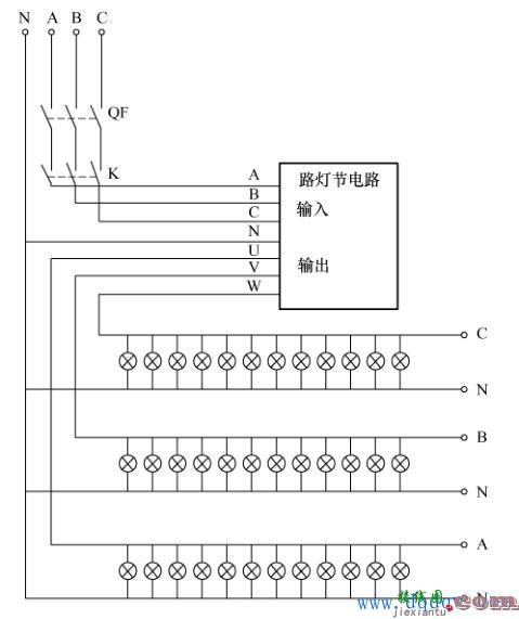 路灯节电器与路灯的接线原理图解  第1张