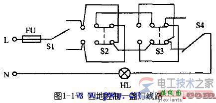 白炽灯控制线路的多种方式  第3张