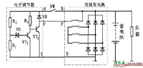 电子调节器基本电路  第1张