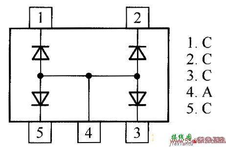 晶体二极管RKZ6.8MFAKT内部电路图  第1张