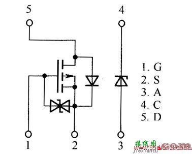 场效应晶体管US5U29、US5U30内部电路图  第1张