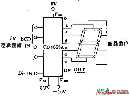 液晶显示用的CMos驱动电路图  第1张