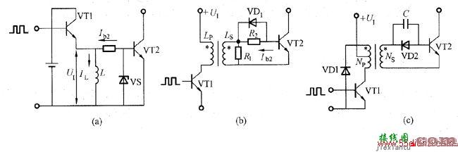 用电感中蓄积的能量使晶体管截止的电路图  第1张