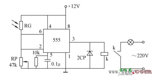光电遥控开关电路图原理讲解  第1张
