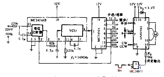 SAA1042步进电动机控制电路  第1张