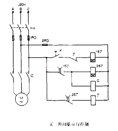 又一种音歇运行控制电路图  第1张