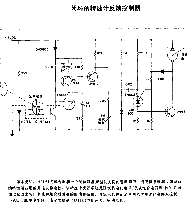 闭环的转速计反馈控制器  第1张