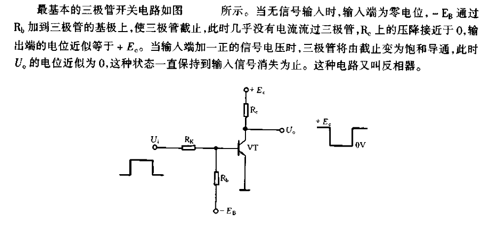 最基本的三极管开关电路  第1张