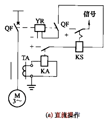 高压电动机一相式过负荷保护电路a  第1张