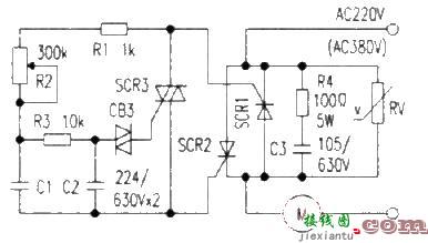 简单实用的大功率可控硅触发电路图  第1张