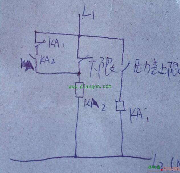 电接点压力表怎么接星三角启动？  第2张