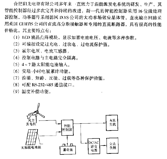 合肥阳光太阳能、风力发电SD智能控制器  第1张