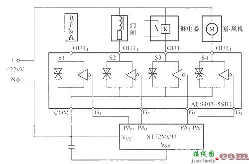 ACS402-5SB4典型应用电路图  第1张