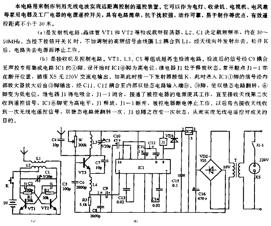 无线电遥控器电路  第1张