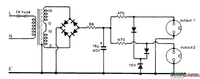 20mA 9.6V电源电路  第1张