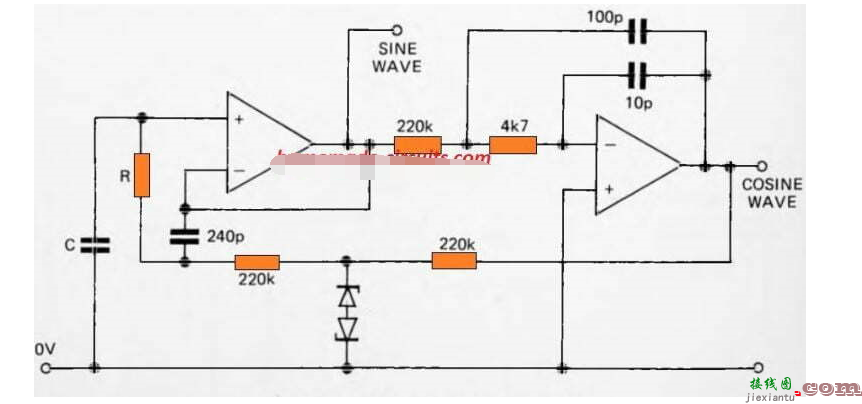 使用LF353构建的函数发生器电路  第2张