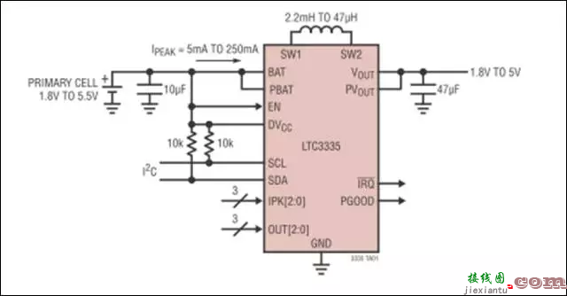 LTC3331 的原理图和典型应用电路  第2张