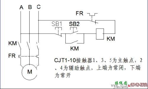 启动停止电路图_启动停止按钮接线图  第2张