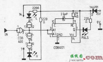 TTL测试仪电路  第1张