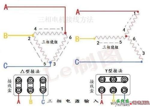 星三角启动原理图_星三角启动接线图-电动机星三角启动电路图集  第2张