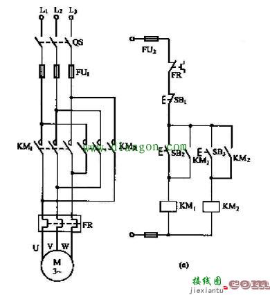 电动机正反转的电路图和工作原理  第1张
