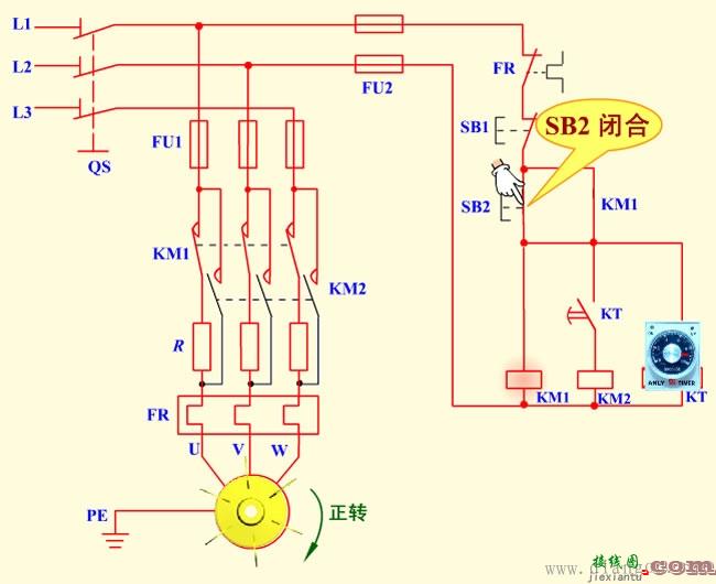 定子串电阻降压启动原理图解  第6张