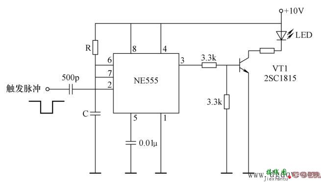 555构成的基本定时电路图原理讲解  第1张