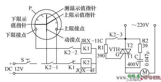 电梯运行区间排气扇控制电路图原理讲解  第1张