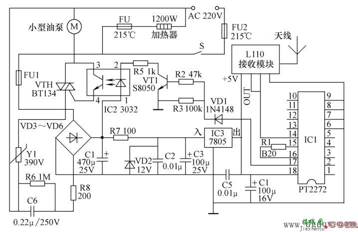 舞台烟雾电路图原理  第1张