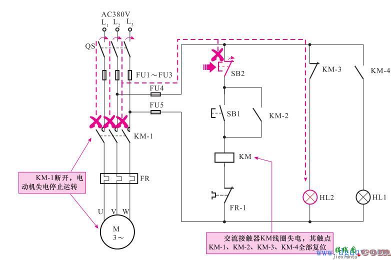 电动机控制电路图识读方法图解  第2张