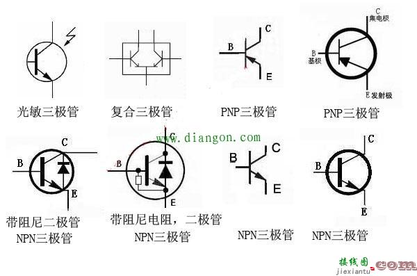 三极管的电路符号  第1张