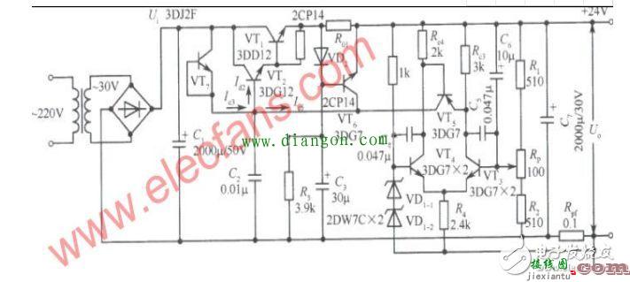 五张24v开关电源原理电路图及工作原理讲解  第2张