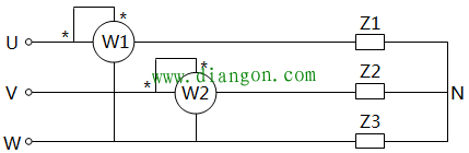 单相功率和三相功率的测量方法及电路  第3张
