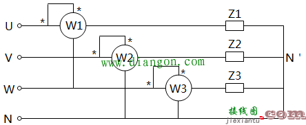 单相功率和三相功率的测量方法及电路  第2张